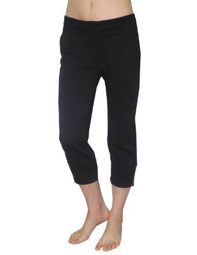 Womens Comfortable Casual Wear Lounge Pants Yoga Capri Pants S