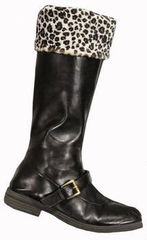 Boot Socks Boot Leggers For Wearing with Boots - socks Stay Up! (Cheetah)