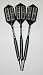 'DV-L' Style 5 - 16 grams, 80% Tungsten, Soft Tip Darts - Deluxe Package