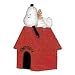 XfürU 07-40584 - Snoopy: Kunstharzfigur Snoopy auf Hütte