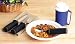 Tremor Dining KitDesigned for those with Parkinsons Disease or other type of tremor-causing condition. Packaged together and specially priced. Includes weighted utensils (C1000-01, C1000-02 & C1000-03, p. 1014) a weighted insulated cup (C1108-01, p. 1055), and a suction-cup plate (C1434, p. 1048). Latex free.Product photo may not exactly match the product offered for sale. Please refer to the product description.