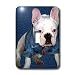 Dogs Bulldog - French Bulldog Puppy - Light Switch Covers - single toggle switch
