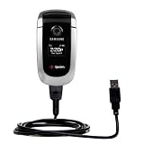 Classic Straight USB Cable for the Samsung SPH-A560 with Power Hot Sync and Charge capabilities - uses Gomadic TipExchange Technology