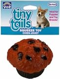 Vo-Toys Tiny Tails Chocolate Chip Cupcake Vinyl Dog Toy