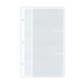 Pioneer Bonded Leather Bi-Directional Memo 3 Ring Photo Album Refill Pages , 10 Pages Holds 304x6 Photos, 3 Per Page.