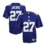 Eli Manning Youth Jersey: Reebok Blue Replica #10 New York Giants Jersey - Medium (10-12)
