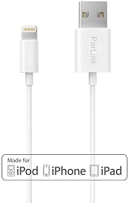 [Apple MFI Certified] Parlink® Lightning Cable (3 Feet/0.9 Meters) Micro Usb Cable for Iphone 6/6 Plus/5s/5c/5, Data Cable and High-speed Charging Cable