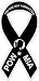 Third Party New : POW MIA Ribbon Inside Static Cling