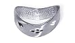 10KT White Gold Diamond Cut 10K Thumb Ring Band