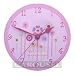 Flowers Pink Clock