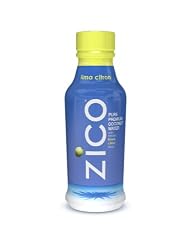 ZICO Pure Premium Coconut Water, Lima Citron, 14-Ounce Bottles (Pack of 12)