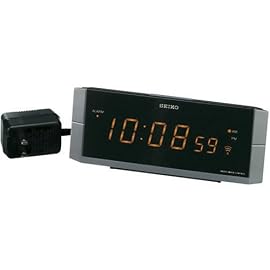 SEIKO CLOCK (セイコークロック) 目覚し時計 電波時計 LED デジタル表示 DL204N
