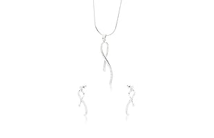 Laura Bruni Conjunto de cadena y pendientes