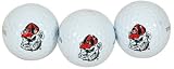 NCAA Georgia Bulldogs Golf Balls Pack of 3