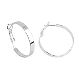 Sterling Silver 30mm Hoop Earrings