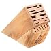 Wood Knife Block, 16 Slot (MEDKB-10SN) Category: Profession Cutlery Accessories