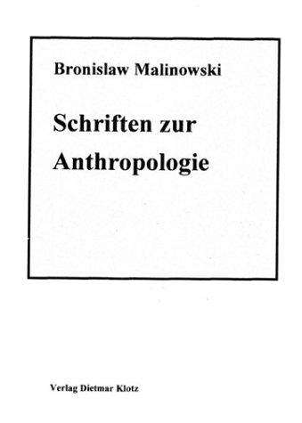 Schriften zur Anthropologie