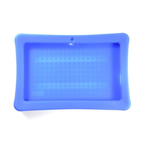 SUNWORLD Slim 7 Inch Android Tablet Protective Soft Silicone Case for 7" Afunta Q88 Chromo Dragon Touch A13 Q88 Y88 Alldaymall Q88 Zeepad 7.0 Matricom Tagital Tablet (Blue)