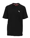 PUMA Damen T-Shirt V-neck Tee, BLACK