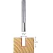 Freud 04-104 1/4-Inch Diameter by 1/2-Inch Double Flute Straight Bit