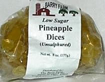 Dried Pineapple Dices, 8 oz.