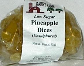 Dried Pineapple Dices, 8 oz. by Barry Farm