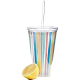 Striped Double Wall Tumbler