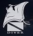 SCUBA Diving Diver Manta Ray Vinyl Decal Sticker Graphic