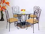 Attractive Round Glass Top Dining Table