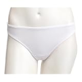 Calvin Klein Women's Modal Thong, White, Large