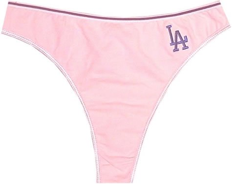 Buy Los Angeles Dodgers Pink Thong for women