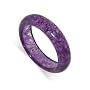 Purple Jade Band Gemstone Ring