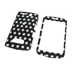 BlackBerry 9530/9500 Storm Cell Phone Polka Dot Protective Case Faceplate Cover