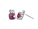 14K 2.10 CTW Garnet & Diamond Earrings