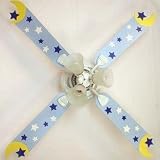 Ceiling Fan: Twinkle, Twinkle Little Star - Blue