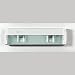 Quoizel Lighting UC1216W Three Light Counter Effect Undercabinet, 16 Fresco Etched Glass