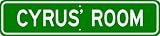 CYRUS ROOM SIGN - Personalized Gift Boy or Girl, Aluminum