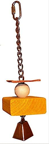 Ding Ding Dong 13" X 3.5" bird toy