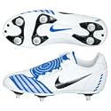 Nike Total90 Shoot II Soft Gound Football Boots - White/Black/Sapphire - Kids