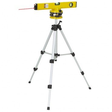 16 inch Laser Level with Swivel Head 360-degrees 1500 feet Range with Lightweight Tripod