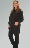 Women's Fleece Footed Pajamas Set, Footie PJs with Feet