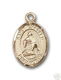14K Gold Saint Charles Borromeo Ulcers Medal Pendant 14K Gold Saint Charles Borromeo Ulcers Medal Pendant
