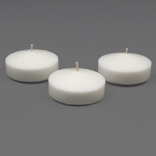 Wedding party favor - Lot of 24 White Floating Candles 3