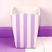 Lavender Strip Jane Trash Can