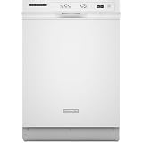 KitchenAidArchitectSeriesII:KUDC03IVWHFullConsoleDishwasherwith3WashCycles,3Options,14PlaceSettings,OptimumWashSensor,HardFoodDisposer,4WashArmsand54dBASilenceRating:White