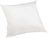 Perfect Fit 180 Thread-Count Cotton Euro Square Pillow, White