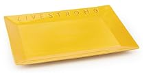 LIVESTRONG by Chantal Extra Large Party Plate, Glossy Golden Yellow