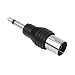 Hama Antennen-Adapter 3,5-mm-Klinken-St.-Mono - Koax-Kupplung für Mini-TV