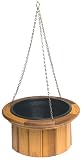 American Woods 2013 Round Cedar Hanging Planter, Set of 2 (13 Inch)