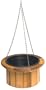 American Woods 2013 Round Cedar Hanging Planter, Set of 2 (13 Inch)